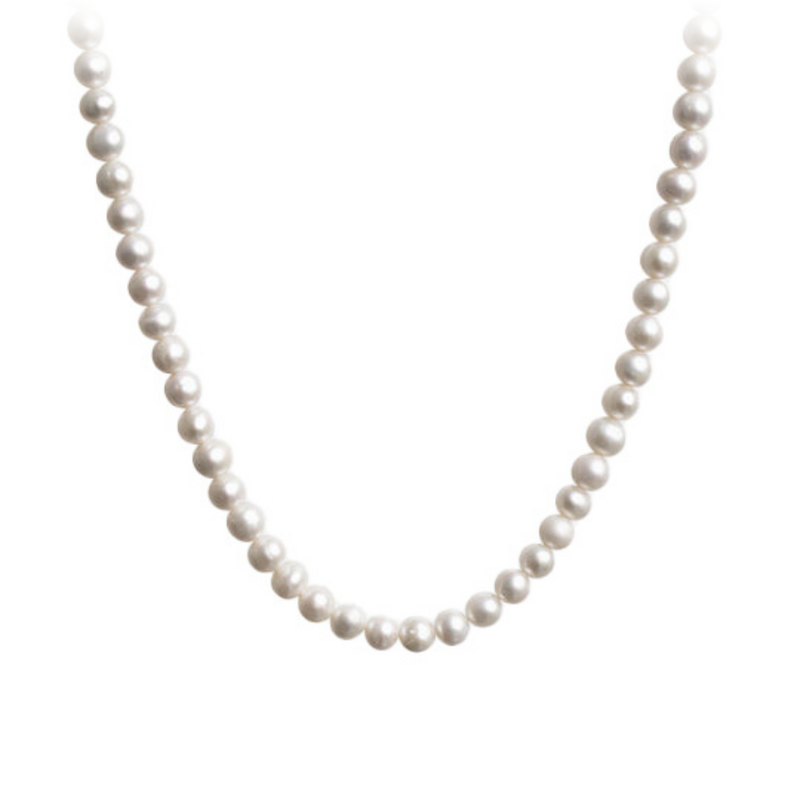COLLIER PERLE. - 4MM